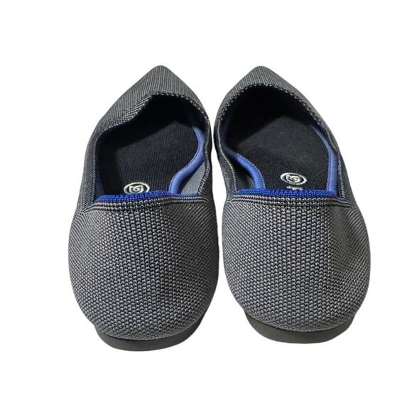 Rothy’s The Point Flats – Women’s 8.5 –Cloud Gray Bird's Eye - Picture 4 of 8